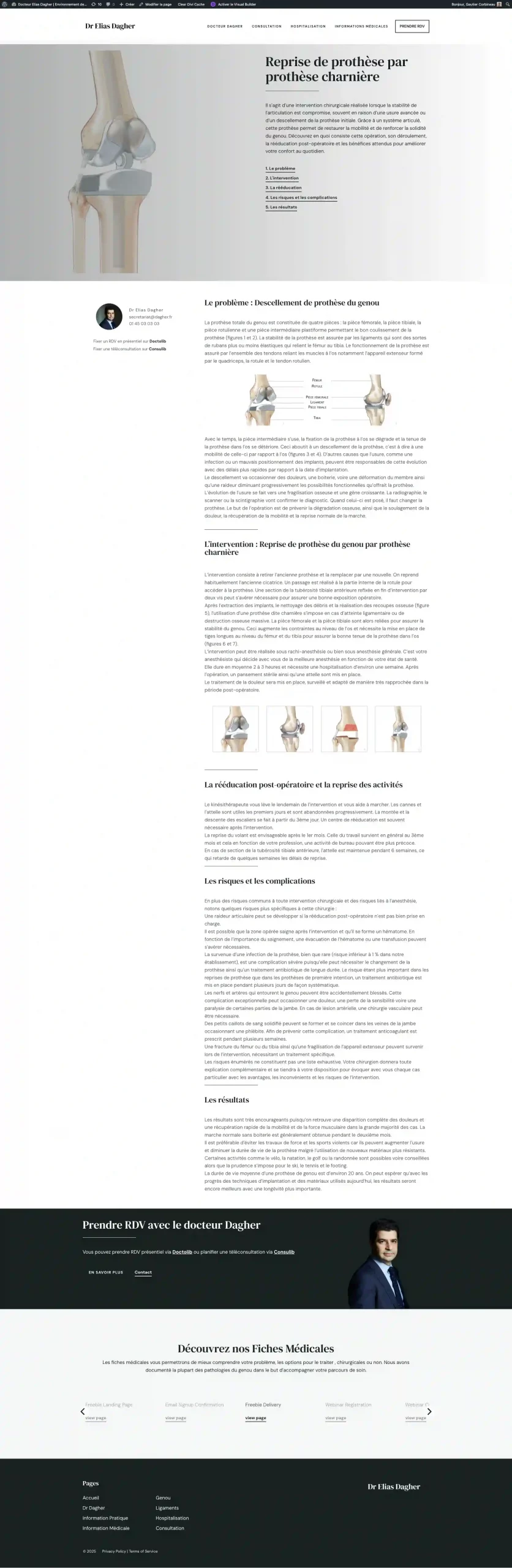 Reprise de prothèse par prothèse charnière - Docteur Elias Dagher - E_ - gekomed.live-website.com